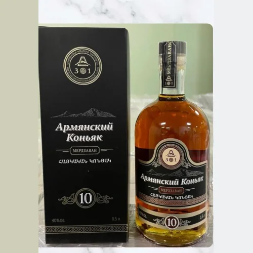 new Armenian cognac "Merdzavan", used for 10 years