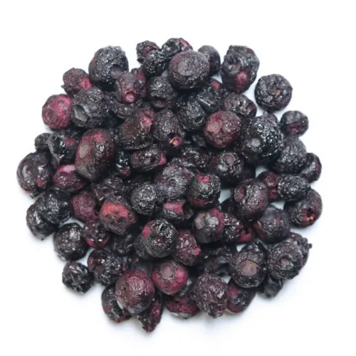Freeze-dried, whole blueberries