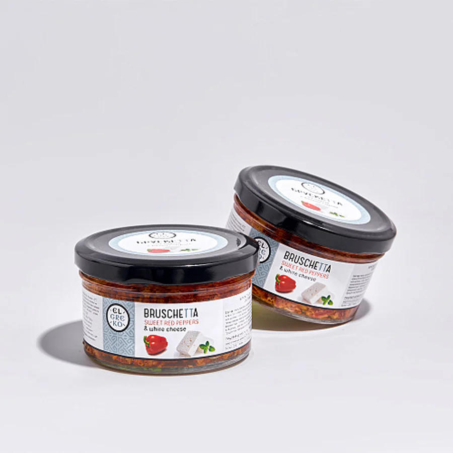 Брускетта из перца сладкого с сыром 150 г