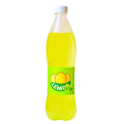 Лимонад  со вкусом «Лимон» 0,5 литра сильногазированный "Жемчужина Поречья"