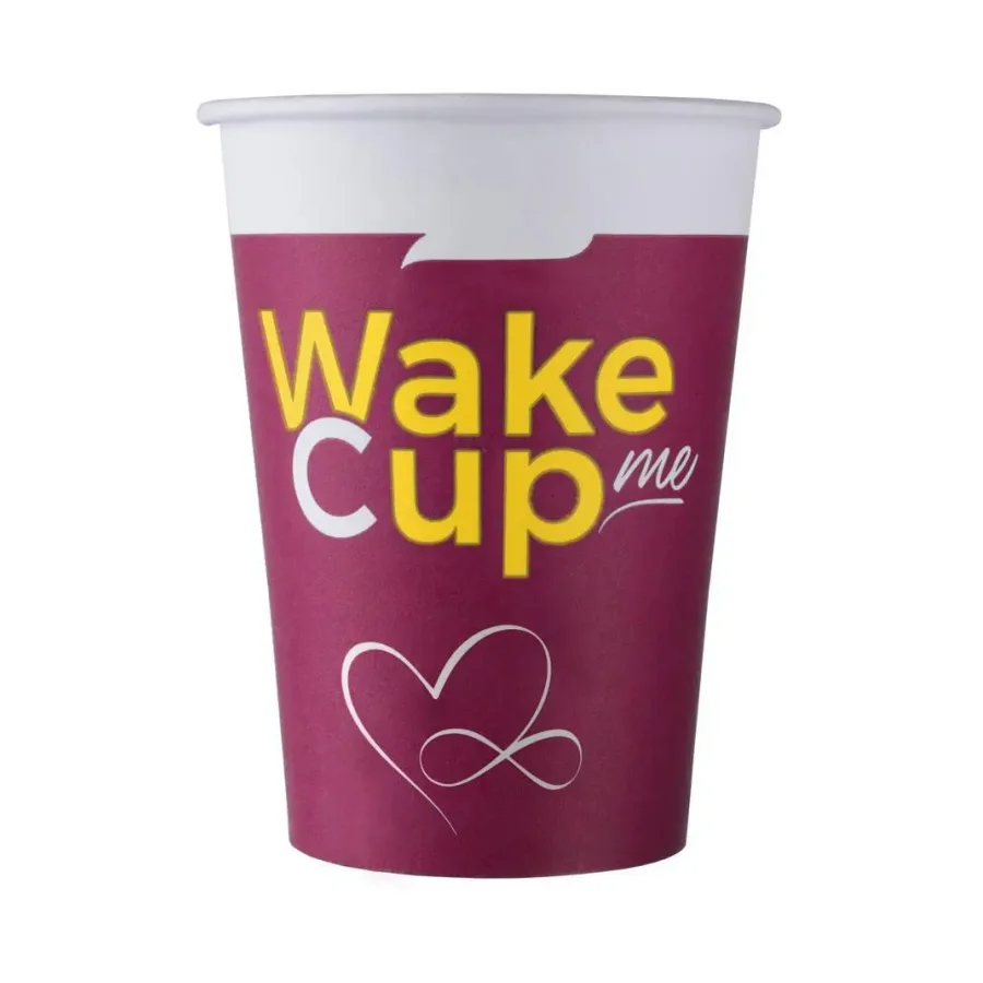 Бумажный стакан Wake Me Cup d=70 200мл