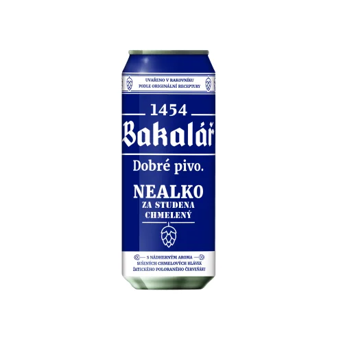 Пиво Бакалар холодного охмеления бан. 0,5л , Б/А
