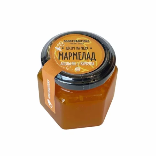 Dessert Medovo-marmalade «Orange + Kurkuma«