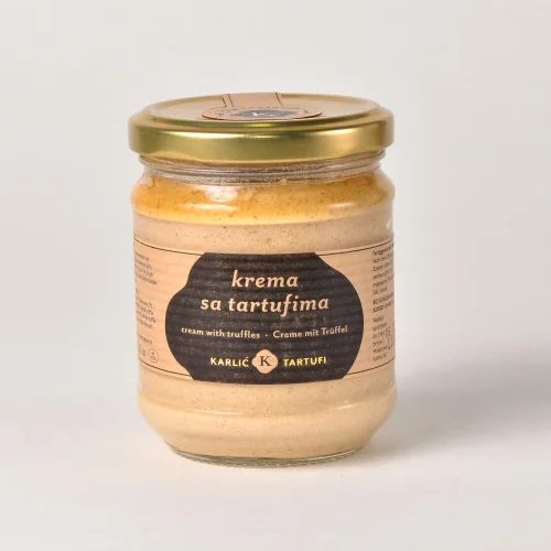 Cream with truffles