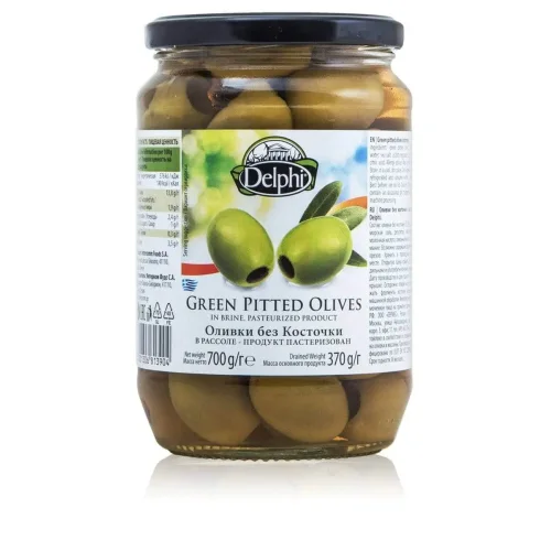Pitted olives in DELPHI brine 700g