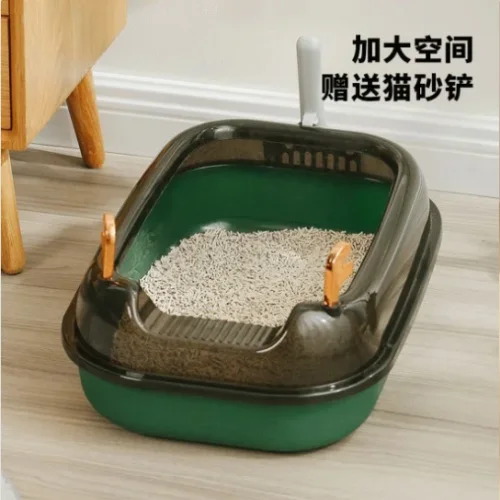 Xiaolu очень большой полузакрытый ящик для кошачьего туалета, брызгозащищенный кошачий туалет, товары для домашних животных, кошачий песочница, производитель новых