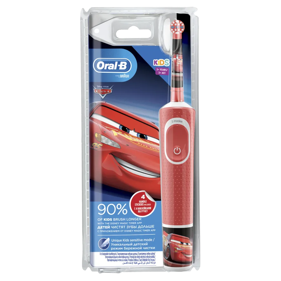 Children's electric toothbrush Oral-B Kids «Cars« 3+ years