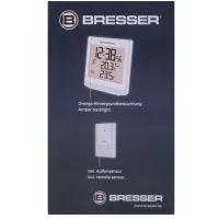 Weather Station Bresser Temeotrend SQ with Radio Control, White