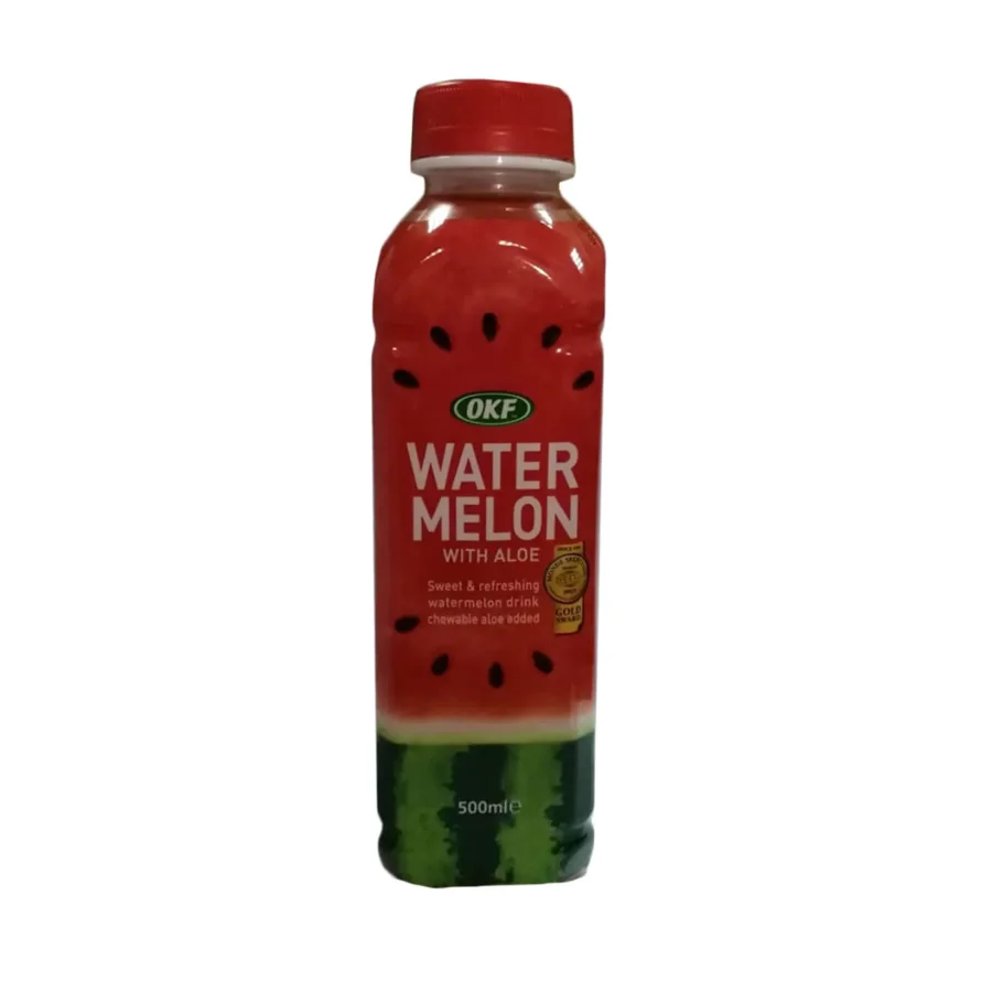 Watermelon Drink with Adding Aloe Vera OKF