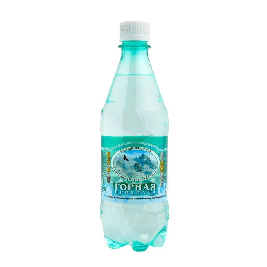 Water carbonated mineral Natural drinking dining room 500 ml