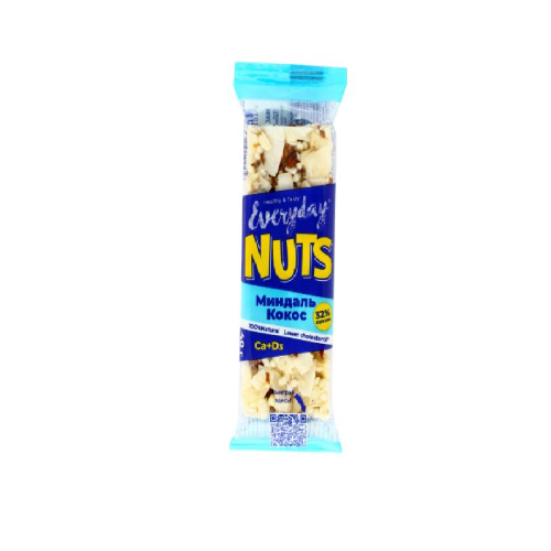 Батончик ореховый EVERYDAY NUTS миндаль- кокос