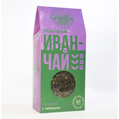 Забайкальский Иван-чай листовой с чабрецом 50 гр
