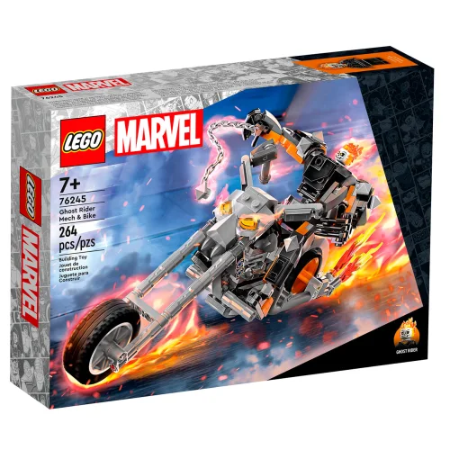 Конструктор LEGO Marvel Призрачный гонщик: мех и мотоцикл 76245