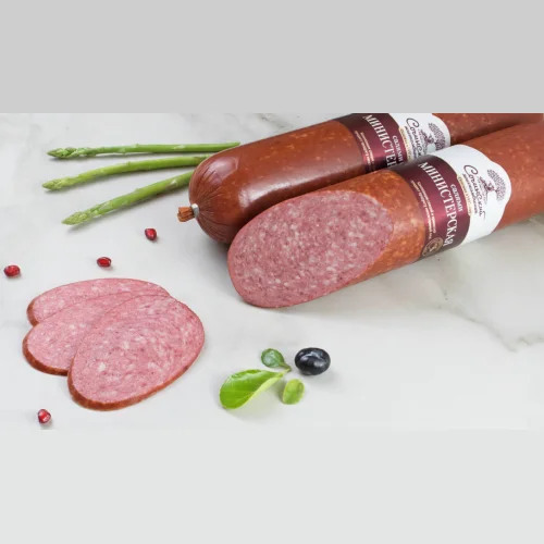 Sausage boar-smoked salami ministerial
