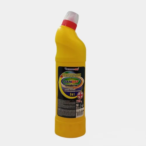Universal cleaner Chistodeloff "Sanoff Chloraktiv" 3in1, 750ml 