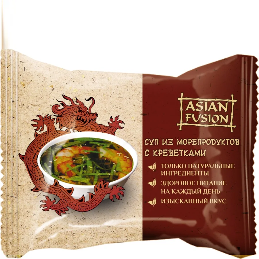 ASIANFUSION seafood soup with shrimp [12g*10]
