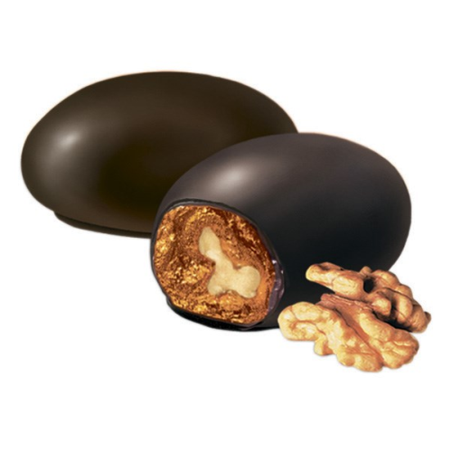 Конфеты Абрикос в шоколаде с грецким орехом весовые