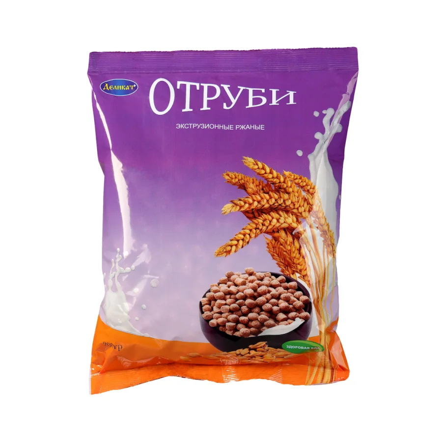Delicate Rye extruded bran, 200g