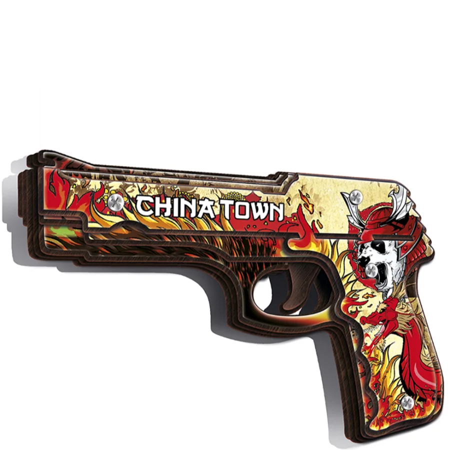 Пистолет стрел "China Town"/Woodenteka