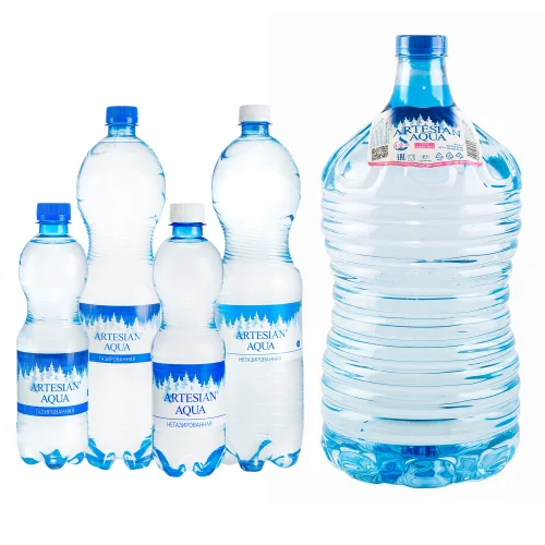 Вода питьевая артезианская "ARTESIAN AQUA" 0,5 л 