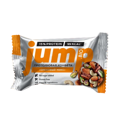 JUMP ONE Protein nut-fruit candies "Nut mix"