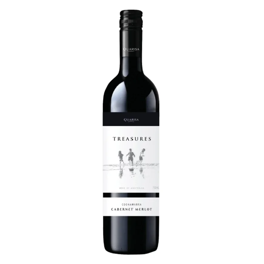 Вино защищенного наименования места происхождения сухое красное Каберне-Мерло выдержанное, регион Кунаворра. Товарный знак ТРЕЖЕРС 2012 14% 0,75