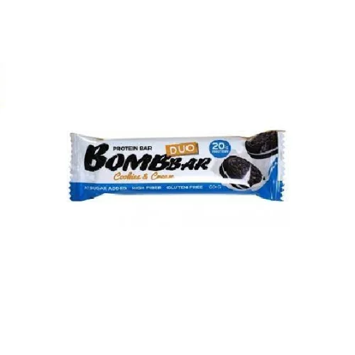 Unglazed Bombbar "Cream Cookies" bar