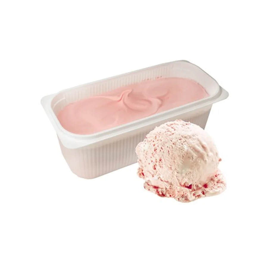 Ice cream family delicacy Strawberry 12% in the tray