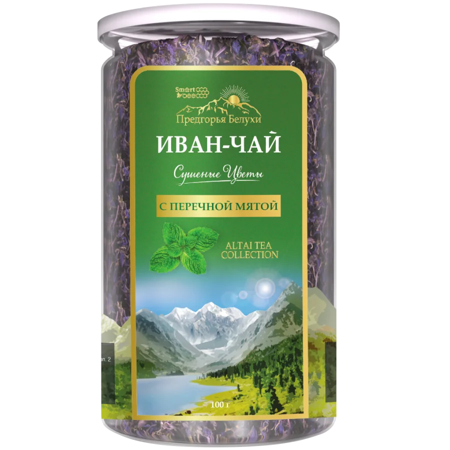 Напиток чайный  Иван-чай Сушеные цветы с перечной мятой 