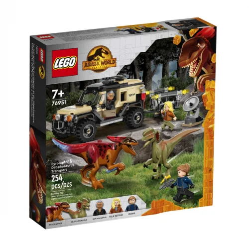 76951 LEGO Jurassic World Transportation of Pyroraptor and Dilophosaurus