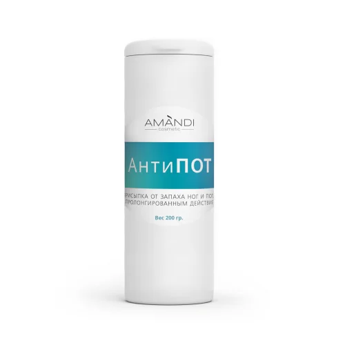 Antipote 200 g powder of prolonged action for increased sweating and sweating of the legs