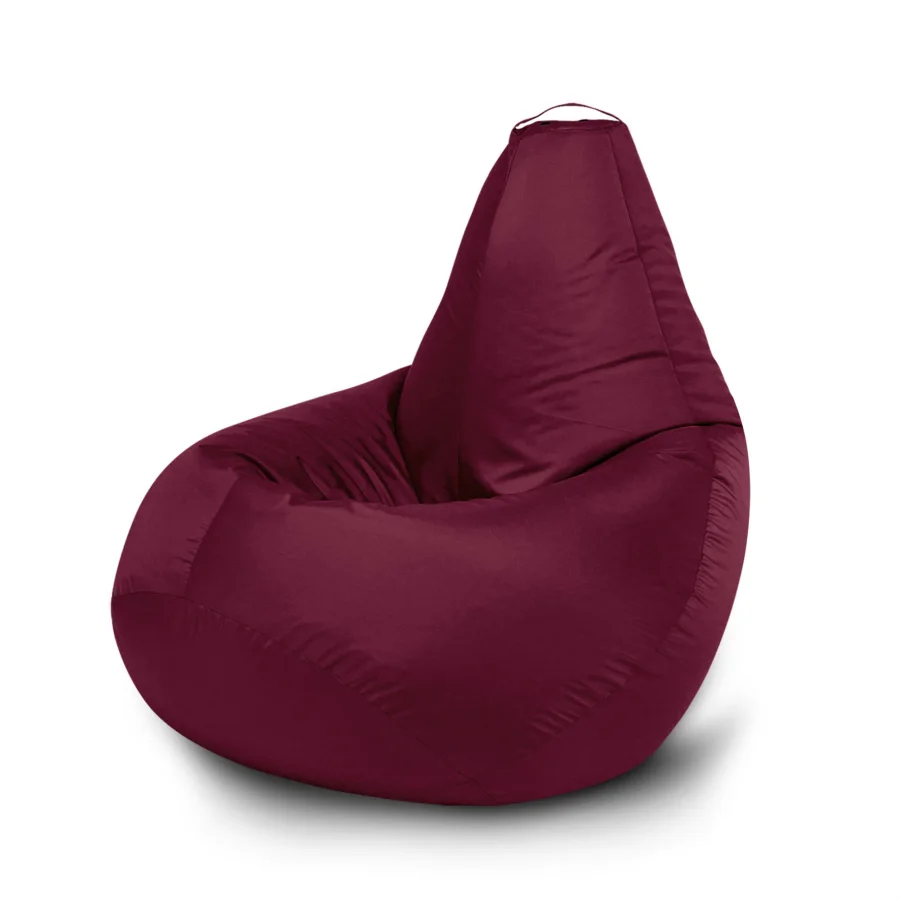 Bag chair "pear", Standard size, oxford, burgundy b_026
