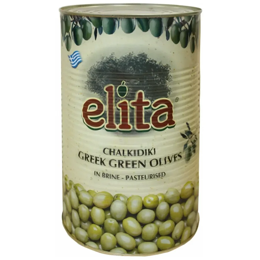 Греческие оливки без косточки S.S. Mammouth 70-90 "ELITA"