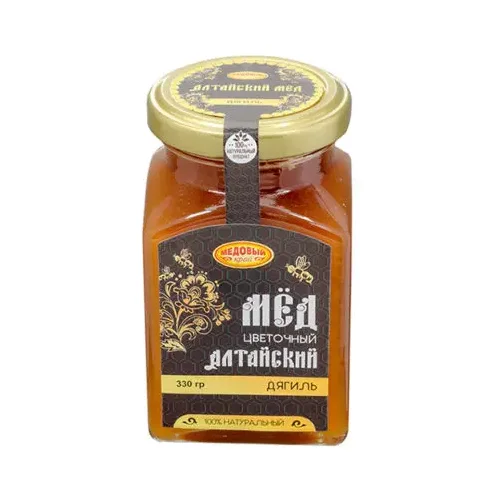 Алтайский мёд цветочный Дягиль, 330 гр