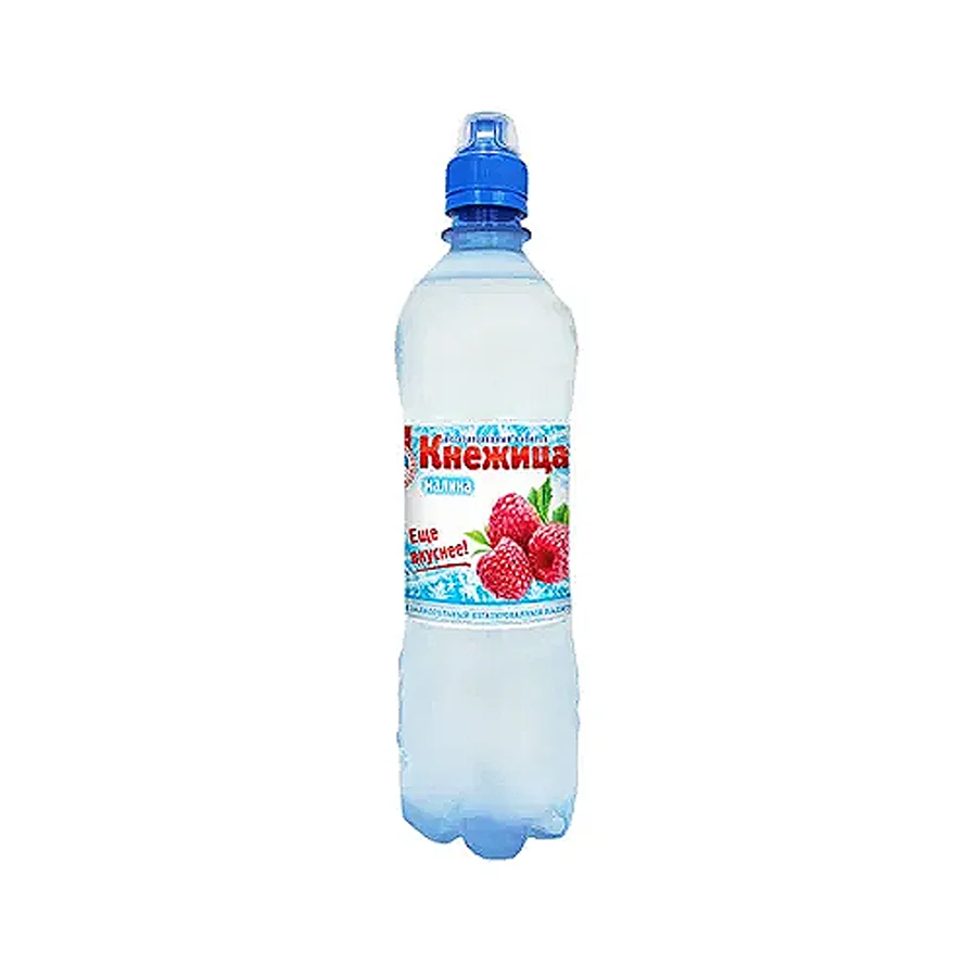 Drinking water Knezitsa with raspberry flavor, 0.6l