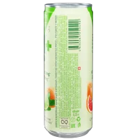 GreenMe Plus Immunity Protect инновационный газированный напиток с Цинком и витамином С 0,33 ж/бан.Sleek