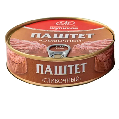   Pate "Creamy" (piece, 150 gr) Real meat products of ZHUPIKOV