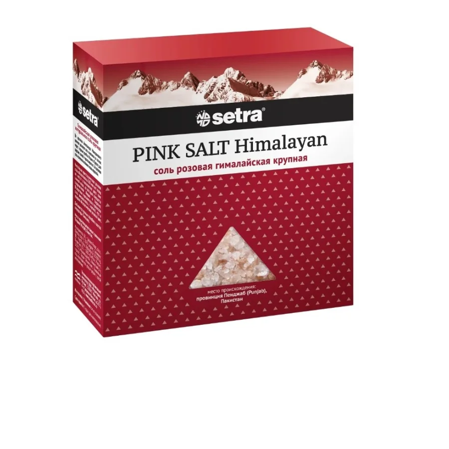Соль розовая гималайская крупная