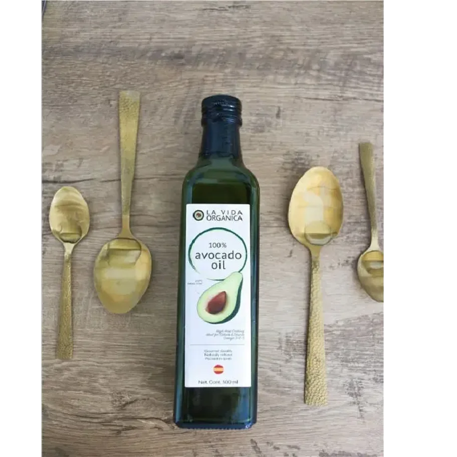 500 мл. Масло Авокадо La Vida Organica 100% Natural Avocado Cooking Oil
