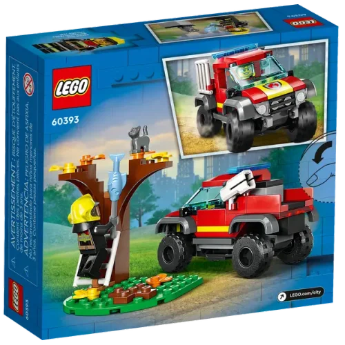 Конструктор LEGO City Спасательный пожарный внедорожник 60393
