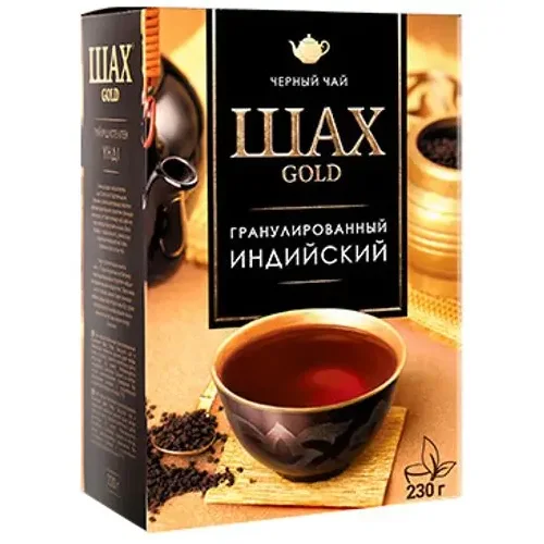 Tea «Shah« Gold Gran. Chern. 230g (* 24pcs)
