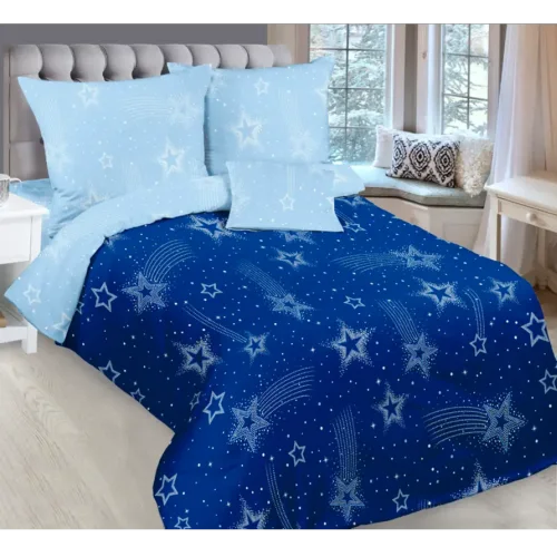 Bed set paint stars Poplin