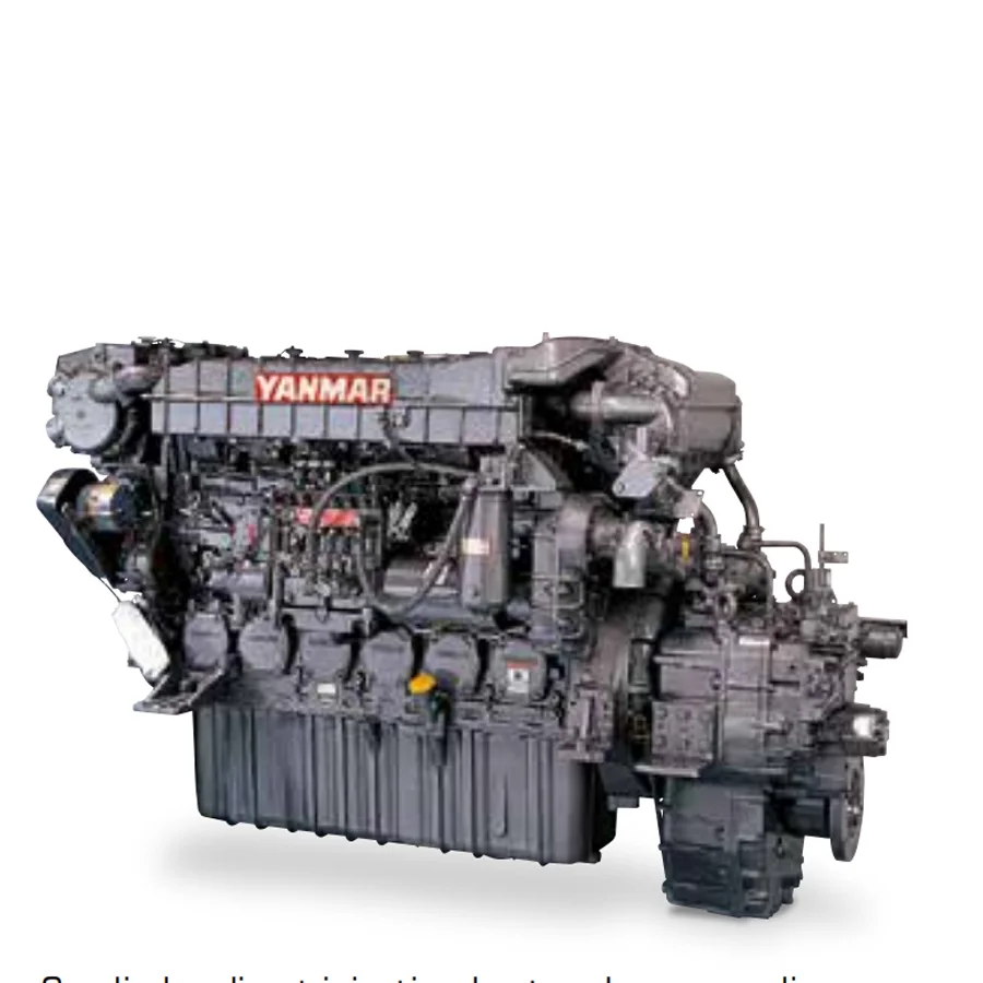 Дизельный судовой двигатель Yanmar 6AYEM-GT мощностью 1002 л.с. лодочный двигатель
