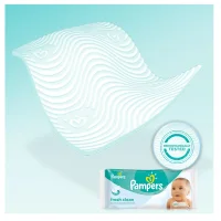 Children's wet wipes Pampers Baby Fresh Clean, 128 pcs.