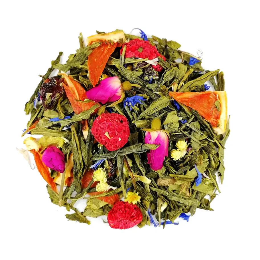 Green tea «Cranberry and grapefruit» blended