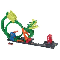 Fire Fight with Dragon Set Hot Wheels HW City HDP03