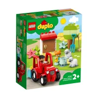 Конструктор LEGO DUPLO Фермерский трактор и животные 10950