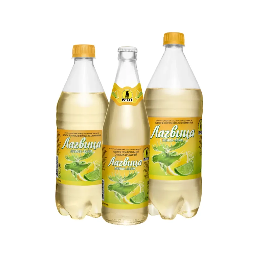 Лагвица лимон-лайм напиток безалк. ПЭТ 0,65л*8 шт (АЯН)