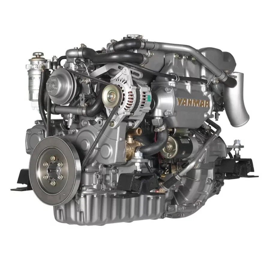 Судовой дизельный двигатель Yanmar 4JH3-DTE мощностью 125 л.с. Бортовой двигатель