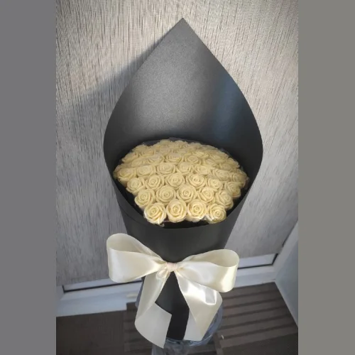 Chocolate flowers in a bouquet 51 pcs
